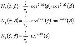 ellipsoidnormal